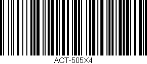 Código de barras (EAN, GTIN, SKU, ISBN): 'ACT-505X4'