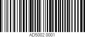 Código de barras (EAN, GTIN, SKU, ISBN): 'AD5002.0001'