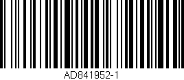 Código de barras (EAN, GTIN, SKU, ISBN): 'AD841952-1'