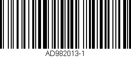 Código de barras (EAN, GTIN, SKU, ISBN): 'AD982013-1'
