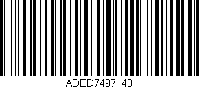 Código de barras (EAN, GTIN, SKU, ISBN): 'ADED7497140'