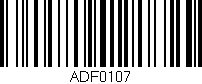 Código de barras (EAN, GTIN, SKU, ISBN): 'ADF0107'