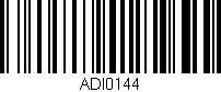 Código de barras (EAN, GTIN, SKU, ISBN): 'ADI0144'