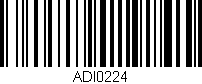 Código de barras (EAN, GTIN, SKU, ISBN): 'ADI0224'