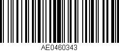 Código de barras (EAN, GTIN, SKU, ISBN): 'AE0460343'