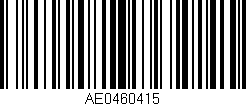 Código de barras (EAN, GTIN, SKU, ISBN): 'AE0460415'