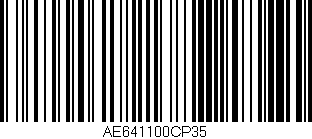 Código de barras (EAN, GTIN, SKU, ISBN): 'AE641100CP35'