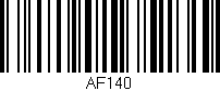Código de barras (EAN, GTIN, SKU, ISBN): 'AF140'