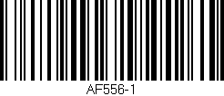 Código de barras (EAN, GTIN, SKU, ISBN): 'AF556-1'