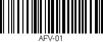 Código de barras (EAN, GTIN, SKU, ISBN): 'AFV-01'