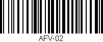 Código de barras (EAN, GTIN, SKU, ISBN): 'AFV-02'
