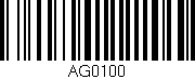 Código de barras (EAN, GTIN, SKU, ISBN): 'AG0100'