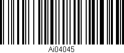 Código de barras (EAN, GTIN, SKU, ISBN): 'AI04045'