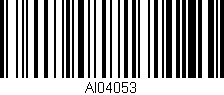 Código de barras (EAN, GTIN, SKU, ISBN): 'AI04053'