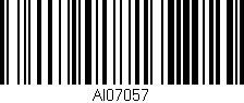 Código de barras (EAN, GTIN, SKU, ISBN): 'AI07057'