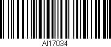 Código de barras (EAN, GTIN, SKU, ISBN): 'AI17034'