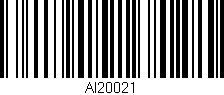 Código de barras (EAN, GTIN, SKU, ISBN): 'AI20021'