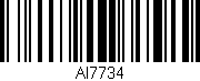Código de barras (EAN, GTIN, SKU, ISBN): 'AI7734'