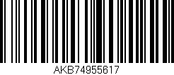 Código de barras (EAN, GTIN, SKU, ISBN): 'AKB74955617'