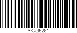 Código de barras (EAN, GTIN, SKU, ISBN): 'AKX35281'