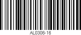 Código de barras (EAN, GTIN, SKU, ISBN): 'AL0306-16'