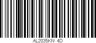 Código de barras (EAN, GTIN, SKU, ISBN): 'AL2035KN/4D'