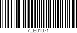Código de barras (EAN, GTIN, SKU, ISBN): 'ALE01071'