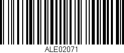 Código de barras (EAN, GTIN, SKU, ISBN): 'ALE02071'