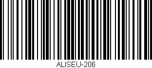 Código de barras (EAN, GTIN, SKU, ISBN): 'ALISEU-206'
