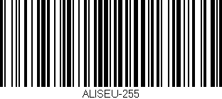 Código de barras (EAN, GTIN, SKU, ISBN): 'ALISEU-255'