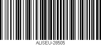 Código de barras (EAN, GTIN, SKU, ISBN): 'ALISEU-28505'