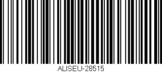 Código de barras (EAN, GTIN, SKU, ISBN): 'ALISEU-28515'