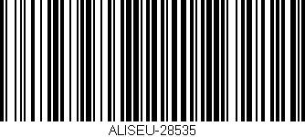 Código de barras (EAN, GTIN, SKU, ISBN): 'ALISEU-28535'