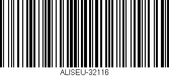 Código de barras (EAN, GTIN, SKU, ISBN): 'ALISEU-32116'