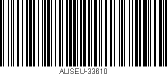 Código de barras (EAN, GTIN, SKU, ISBN): 'ALISEU-33610'