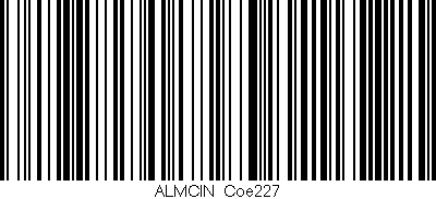 Código de barras (EAN, GTIN, SKU, ISBN): 'ALMCIN_Coe227'