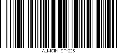 Código de barras (EAN, GTIN, SKU, ISBN): 'ALMCIN_SPr325'