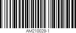 Código de barras (EAN, GTIN, SKU, ISBN): 'AM210028-1'