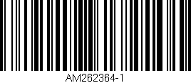 Código de barras (EAN, GTIN, SKU, ISBN): 'AM262364-1'