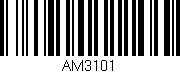 Código de barras (EAN, GTIN, SKU, ISBN): 'AM3101'