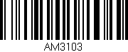 Código de barras (EAN, GTIN, SKU, ISBN): 'AM3103'
