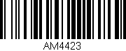 Código de barras (EAN, GTIN, SKU, ISBN): 'AM4423'