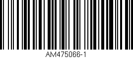 Código de barras (EAN, GTIN, SKU, ISBN): 'AM475066-1'