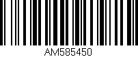 Código de barras (EAN, GTIN, SKU, ISBN): 'AM585450'