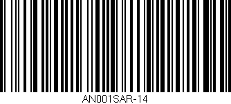 Código de barras (EAN, GTIN, SKU, ISBN): 'AN001SAR-14'