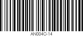 Código de barras (EAN, GTIN, SKU, ISBN): 'AN004C-14'