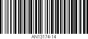 Código de barras (EAN, GTIN, SKU, ISBN): 'AN13174-14'