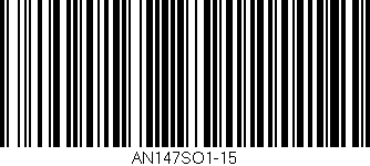 Código de barras (EAN, GTIN, SKU, ISBN): 'AN147SO1-15'