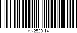 Código de barras (EAN, GTIN, SKU, ISBN): 'AN2523-14'