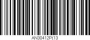 Código de barras (EAN, GTIN, SKU, ISBN): 'AN30412P(13'